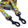 Long Dog Leash Ducky Duck width 2 cm (0.78")  wide, , black snap hook