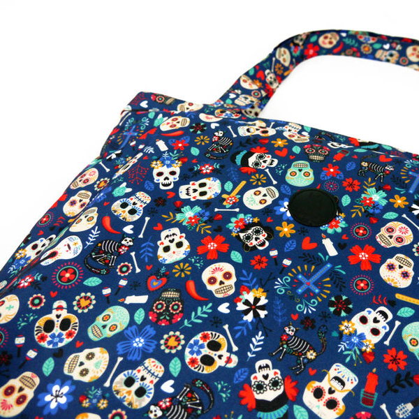 Duża Torba na ramię Dia de los Muertos Psiakrew