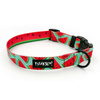 Dog Collar Psiakrew Watermelon 2.5 cm 1"  wide, black extras