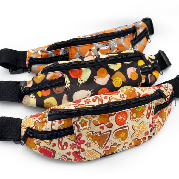 Walking Hip Bag Cinnamon Gingerbread Psiakrew, Fanny Pack Bum Bag