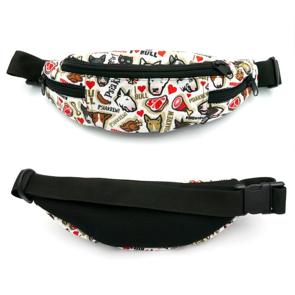 Bauchtasche Bullterrier Gourmet Weiß Hüfttasche Psiakrew