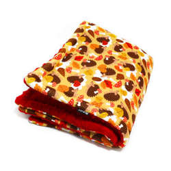 Premium Mat Plaid Blanket for the dog Hedgehog Dreamer Psiakrew Design