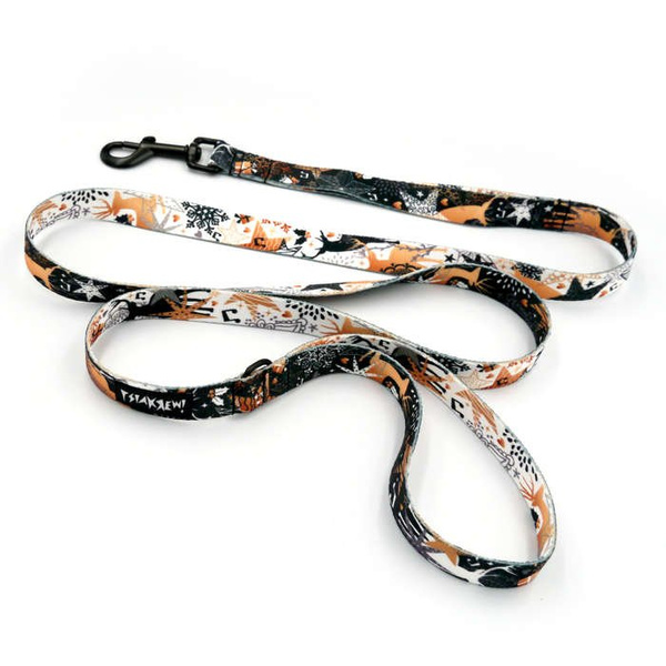 Dog Leash Deer Calls width 2 cm 0.78 ", black extras