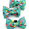 Dog Bow Tie Ice Ice Baby Pet Bow Tie, Bowtie, Collar Attachment