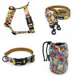 ACCESSORY KIT. Small dog. Teddy Bear Psiakrew Series; Collar, Harness, Leash, Sachet for dog treats