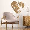 Malinois Love Dog wall decal Psiakrew