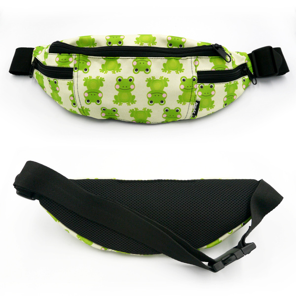 Walking Hip Bag Green Frogs Psiakrew, Fanny Pack Bum Bag