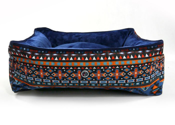 Rozbieralne Legowisko dla Psa Sorry Winnetou, Posłanie dla Pupila, indiański wzór, Psiakrew Design