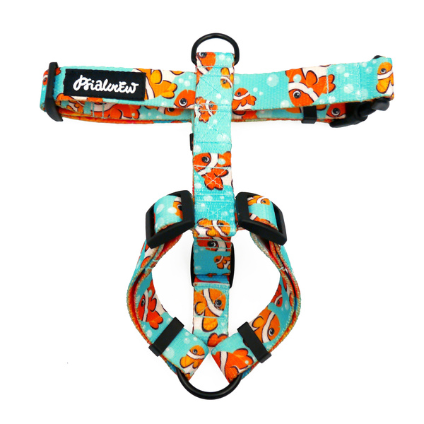 Harness for Dog, Blue Lagoon Psiakrew Guard Harness Small Harness for small dogs, puppies, black extras