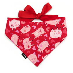 Piggy in Love Psiakrew Bandana, gebundenes Taschentuch, Baumwollschal