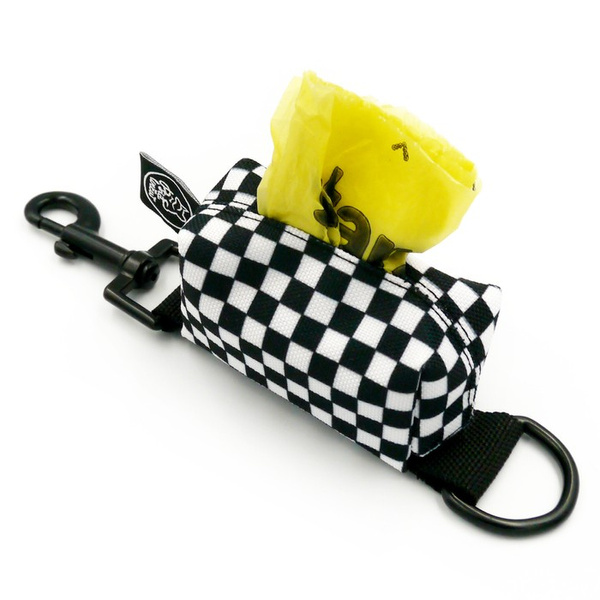 Pouch for poop bags Checker Psiakrew