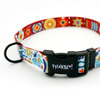 Dog Collar Psiakrew Winter Folk, 2 cm 0.78"  wide, for smaller dogs