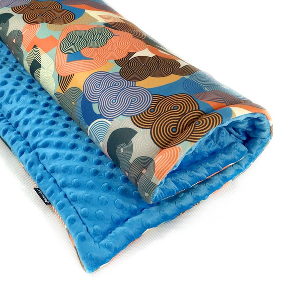 Premium Mat Plaid Blanket for the dog Geo Snake Psiakrew Design