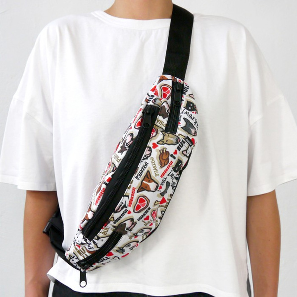 Hip Bag Bull Terrier Gourmet white Hip Bag EBT Psiakrew