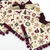 Psiakrew dog bandana, tied handkerchief, Christmas motifs, pompoms