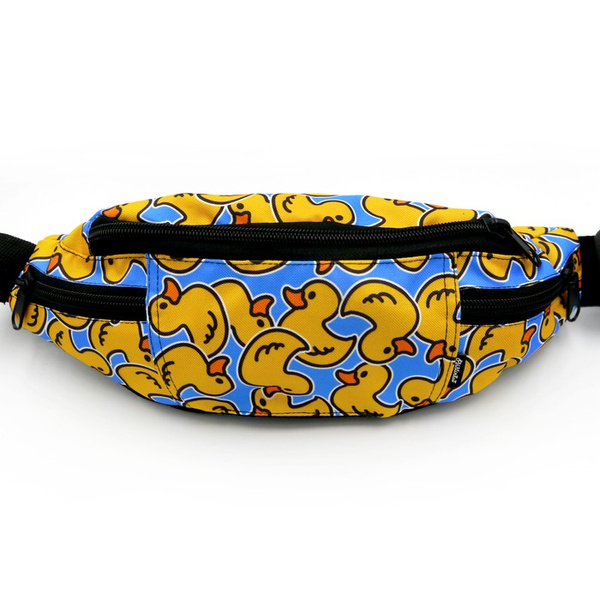 Fanny Pack Hip Bag Bum Bag Ducky Duck Psiakrew rubber duck pattern