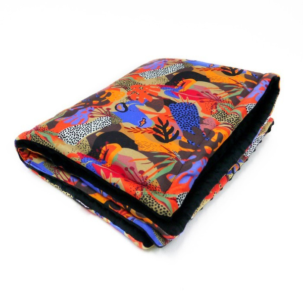 Dog Blanket Colorful Thicket Psiakrew, Mat, Minky fleece plaid