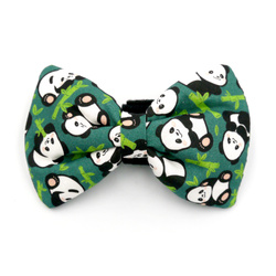 Dog Bow Tie Bamboo Panda – Psiakrew
