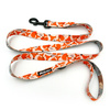 Dog Leash Foxy Lady width 2.5 cm, 1"  wide, big black snap hook 8 cm