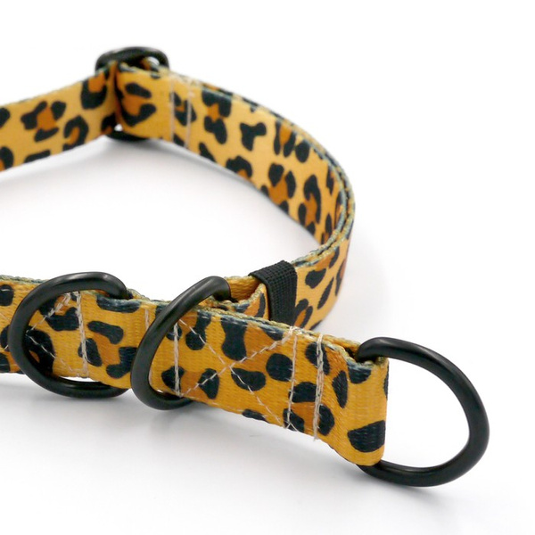 Half-choke collar Tarzan, 2.5 cm wide, medium and big dogs, black extras