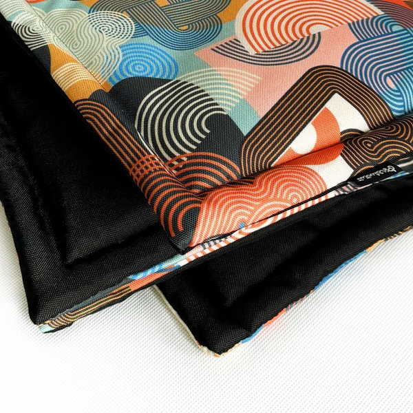 Waterproof Mat for the dog, puppy, cat, Geo Snake Psiakrew Design