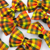 Bow tie, colored checkered pattern for a dog, bow, bow tie, Psiakrew collar decoration
