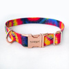 Dog Collar Psiakrew Tie Dye 2.5 cm 1"  wide, pink gold