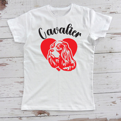 Personalized Women's T-Shirt with Cavalier King Charles Spaniel Dog – Psiakrew