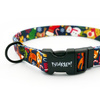 Dog Collar Psiakrew Winter is coming, 2 cm 0.78" wide, for smaller dogs