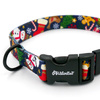 Dog Collar Psiakrew Winter is coming 2.5 cm 1"  wide, black extras