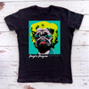 Koszulka damska z krótki rękawem Puglin Pugroe Pop art Mops Psiakrew