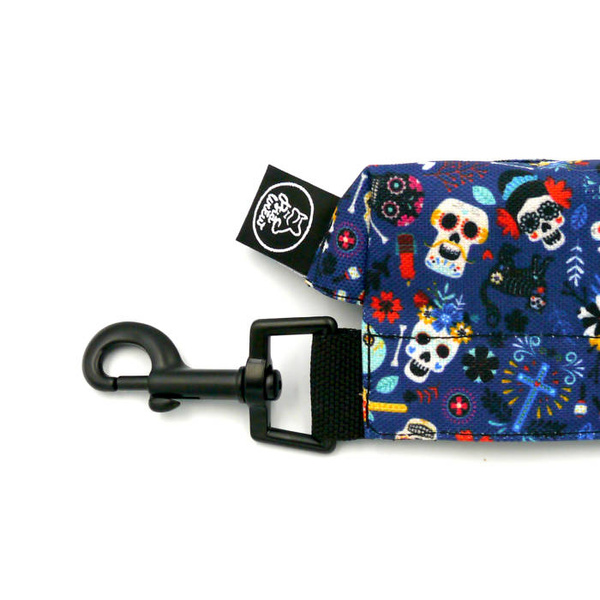 Etui na kupoworki Día de los Muertos Psiakrew, wodoodporny pokrowiec na woreczki na psie odchody