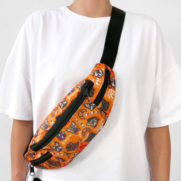 Fanny Pack Hip Bag French Bulldog le gavroche, Bum Bag Psiakrew, frenchie dog print
