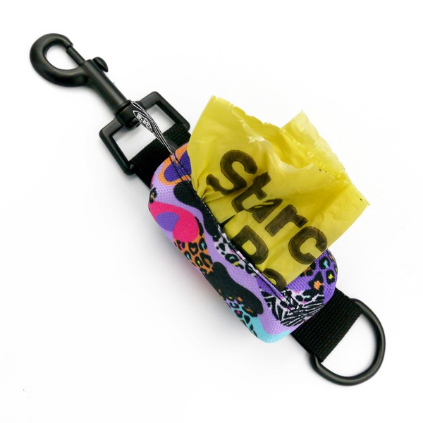 Pouch for poop bags Crazy Leopard Psiakrew