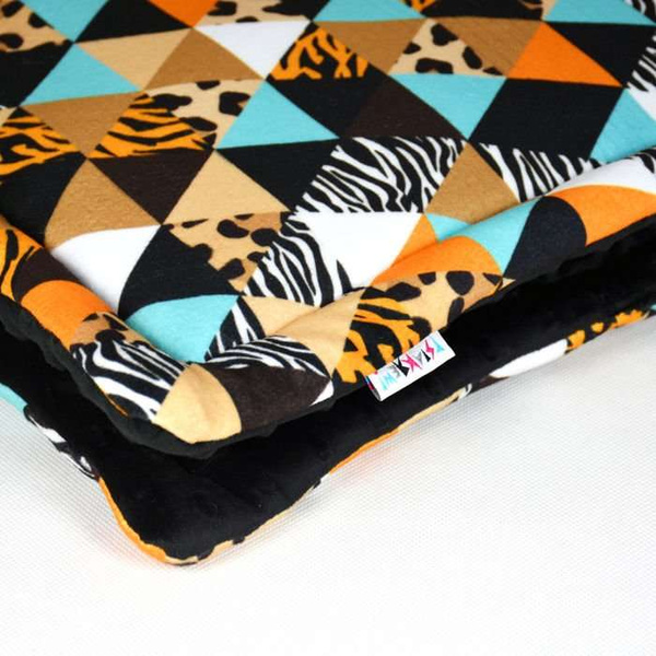 Premium Mat Plaid Blanket for the dog, Wild Animals Psiakrew Design