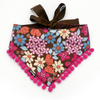 Pink Garden Psiakrew Bandana, gebundenes Taschentuch, Baumwollschal