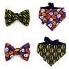Set Halloween-Accessoires für einen Hund, Fliege, Bandana Bat Dog, Gruseliger Kürbis Psiakrew
