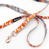 Walking leash for Dog Foxy Lady Psiakrew, width 2 cm, golden snap hook 6 cm