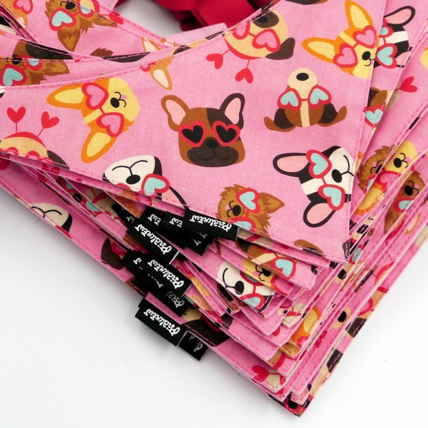 Look in Love Psiakrew Bandana, gebundenes Taschentuch, Baumwollschal