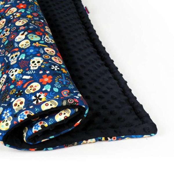 Premium Mat Plaid Blanket for the dog Día de los Muertos Psiakrew Design