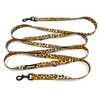 Dog Leash Tarzan width 2 cm wide, black snap hook 6 cm