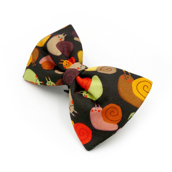 Psiakrew Dog Bow Tie Snail Family, elegant classic bow
