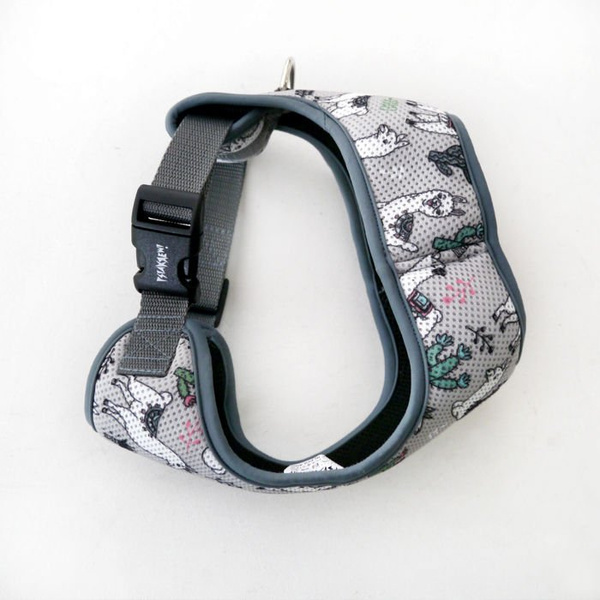 Dog Harness, Always Feeling Cool, Super Soft Psiakrew Lama Gray