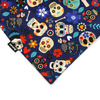 Dog Bandana Día de los Muertos handkerchief style to tie around your pet’s neck