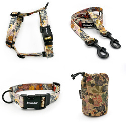 ACCESSORY KIT. Big dog. Forest Treasures Psiakrew Series; Collar, Harness, Leash, Sachet for dog treats