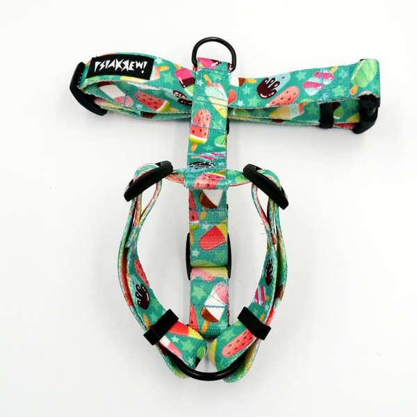 Harness for Dog, Model Ice Ice Baby Guard Harness Small Harness for small dogs, puppies, black extras