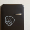 Rottweiler Psiakrew dog car sticker for dark car bodies