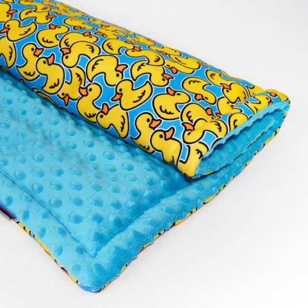 Premium Mat Plaid Blanket for the dog Ducky Duck Psiakrew Design