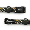 Dog Collar Psiakrew Zodiac 2.5 cm wide, black extras
