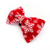 Christmas Dog Bow Tie Snowflake, Pet Bow Tie, Bowtie, Collar Attachment